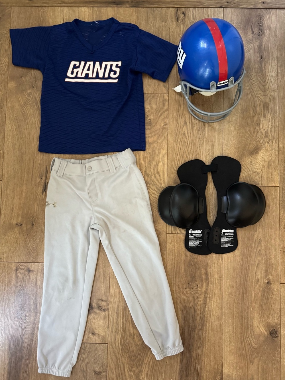 Kids Under Armour New York Football Costume - (size 4-6)